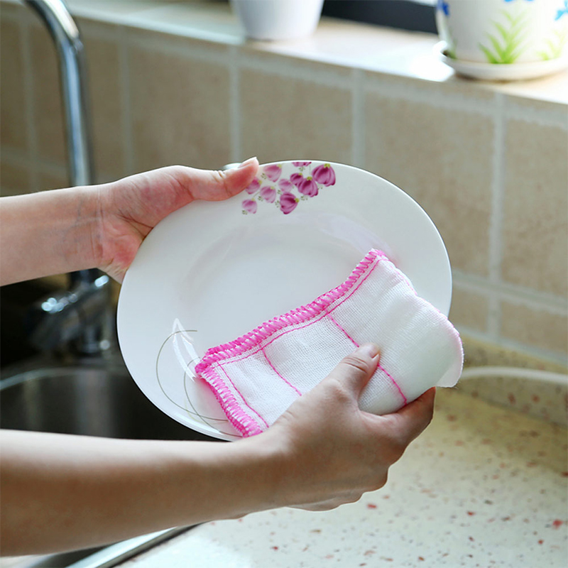 Jiecheng Soft Cleaning Cloth, Dishwashing Cloth, Value Pack of 5, Pot Scrubber,...