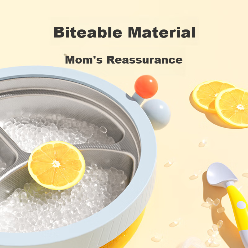Huangchong Children's Water-Filled Insulated Food Plate, Baby Constant Temperatu...