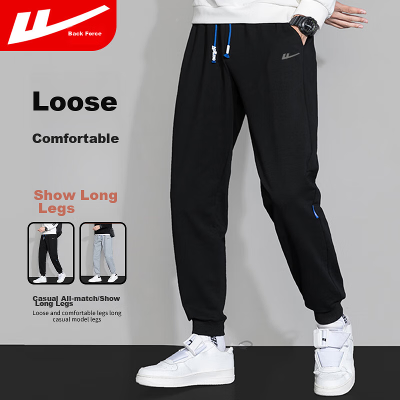 Warrior Casual Pants for Men, Spring And Autumn Loose-Fit Joggers, Versatile Run...