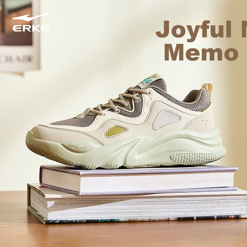 Hongxing Erke Casual Shoes for Men, 2025 New Style, Leather Mesh Breathable Snea...