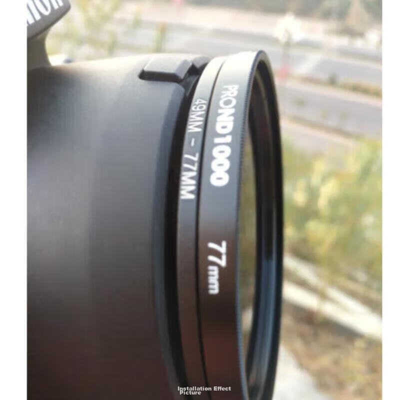 Kase 77mm Lens Adapter, 82mm Filter Thread Adapter Ring, Small Aperture Lens Con...