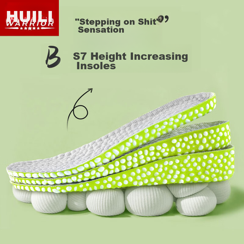 Huili Height-Increasing Insoles for Men, Invisible Height-Increasing Insoles for...