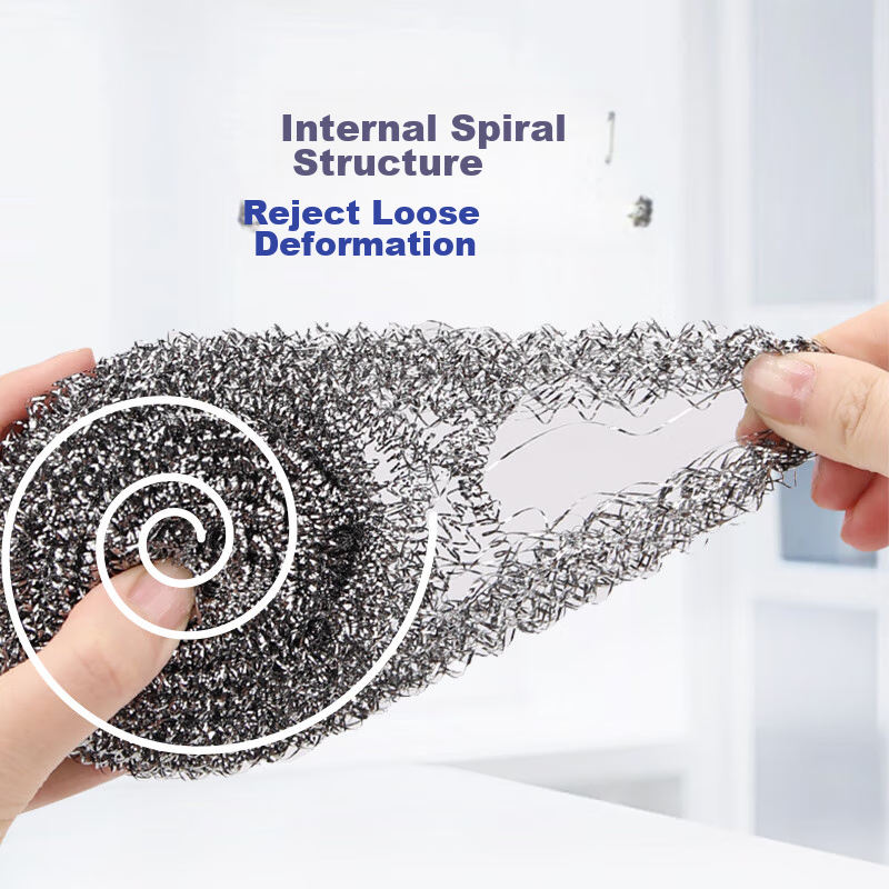 Hui Zao 40g Steel Wool Pot Scrubber, Large Size, Dish Washing, Low Shedding, 12...