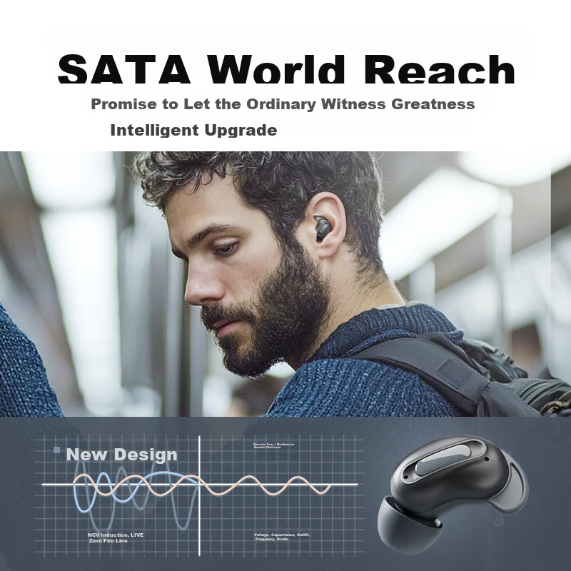 Snake Saint Xiao You ANC Active Noise Cancellation Ultra-Thin Sleep Bluetooth He...