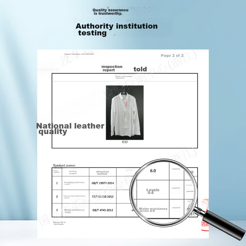 FIRS Wrinkle-Resistant, Stain-Resistant, And Water-Repellent Non-Iron Long Sleev...