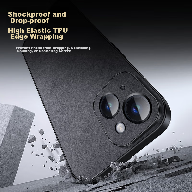 Shangsu IPhone 15 Case, Apple 15 Protective Cover, Shockproof, Full Lens Protect...