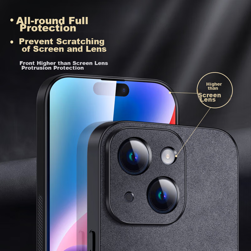 Shangsu IPhone 15 Case, Apple 15 Protective Cover, Shockproof, Full Lens Protect...