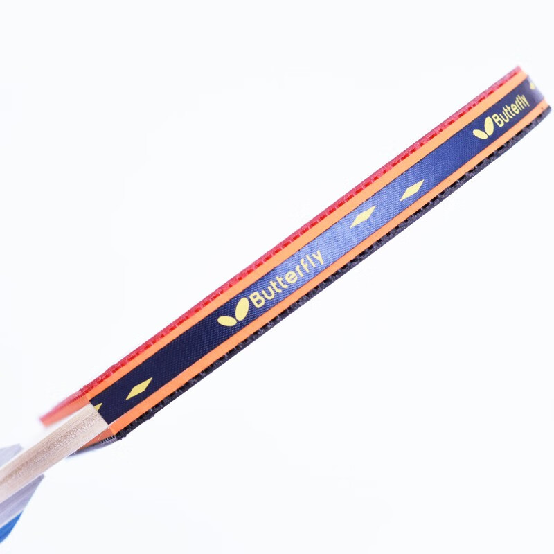 Butterfly TBC-201 Table Tennis Racket [Double-Sided Reverse Rubber], Straight Ha...