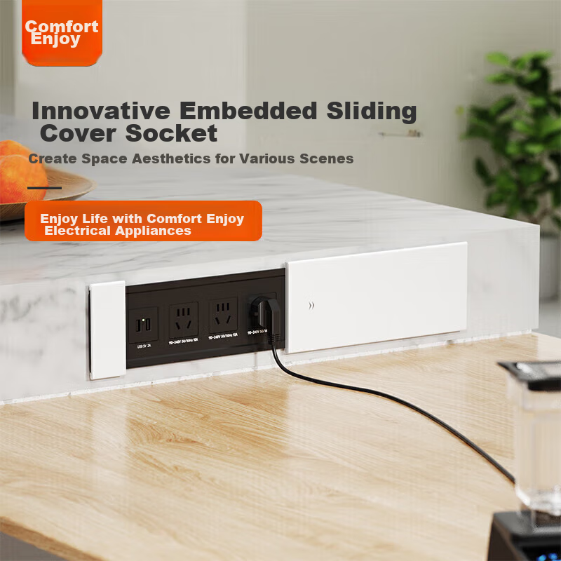 Shuxiang Embedded Socket, Desktop Socket, Embedded Power Strip, Island Table, De...