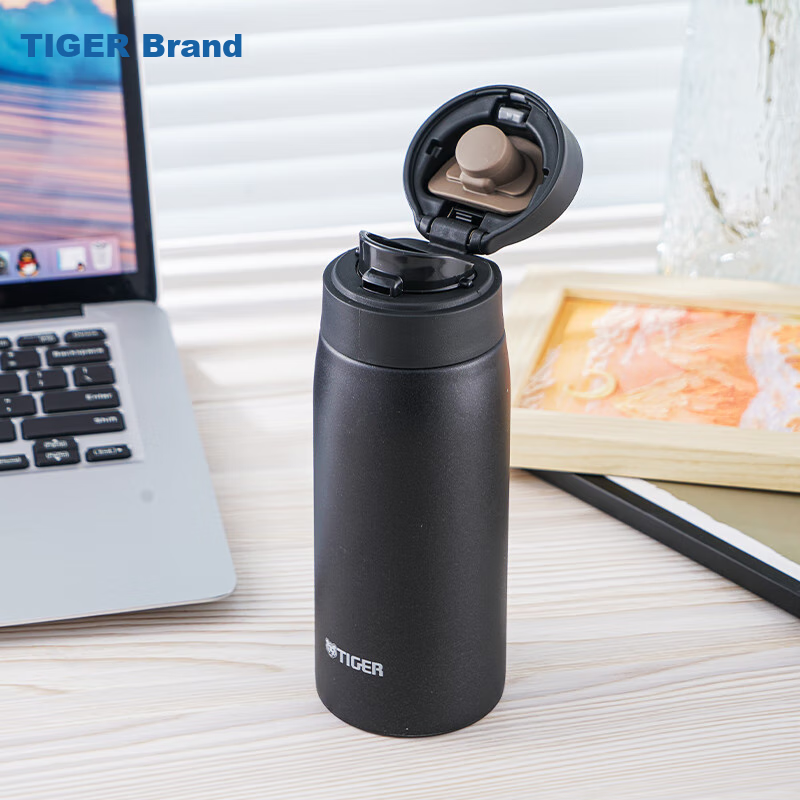 TIGER Dream Gravity Lightweight Flip-Lid Insulated Vacuum Outdoor Water Bottle M...