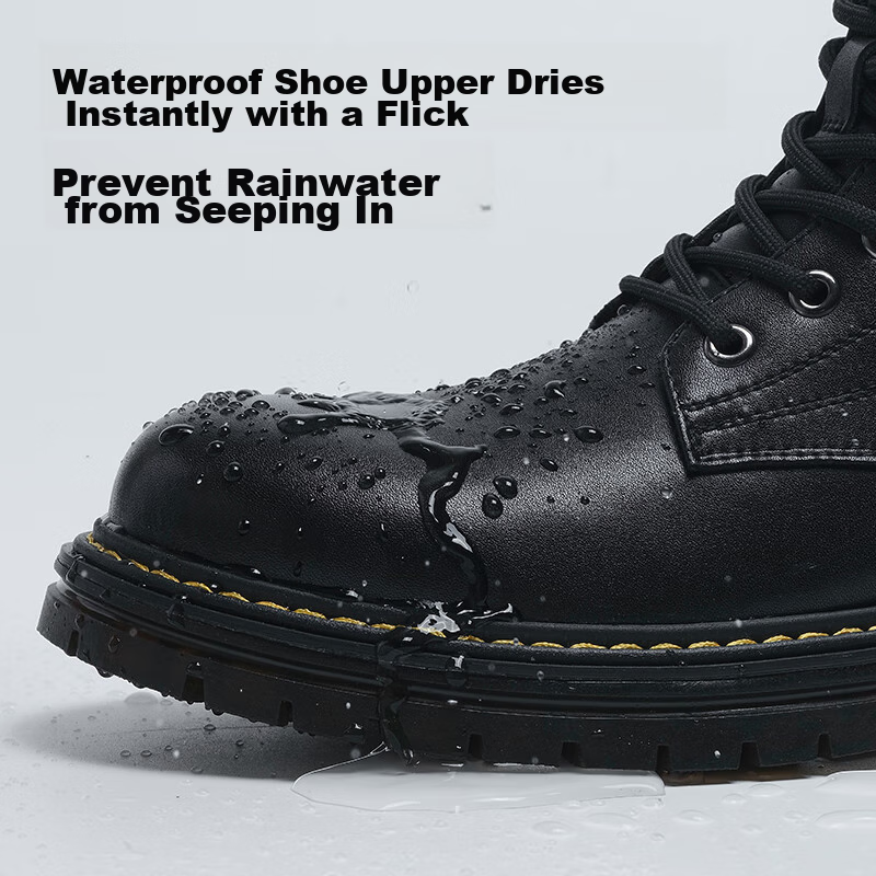 Mack Wuhu Martin Boots, Men's Autumn And Winter Cotton Shoes, Fleece-Lined Snow...