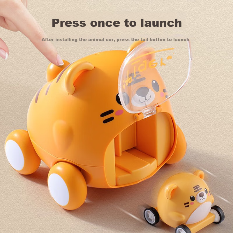 Martin Brothers Inertia Ejection Car Children's Toy, Baby Pull-Back Car Toy for...