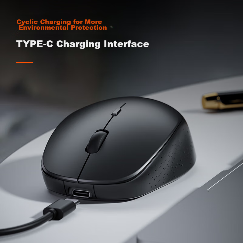 Acer Wireless 2.4GHz Office Mouse, Type-C Rechargeable, Symmetrical Mouse, Porta...