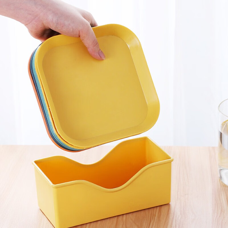 Shihua Fruit Plate Snack Dish, Dining Table Divided Plate Bone Dish, Candy Dried...