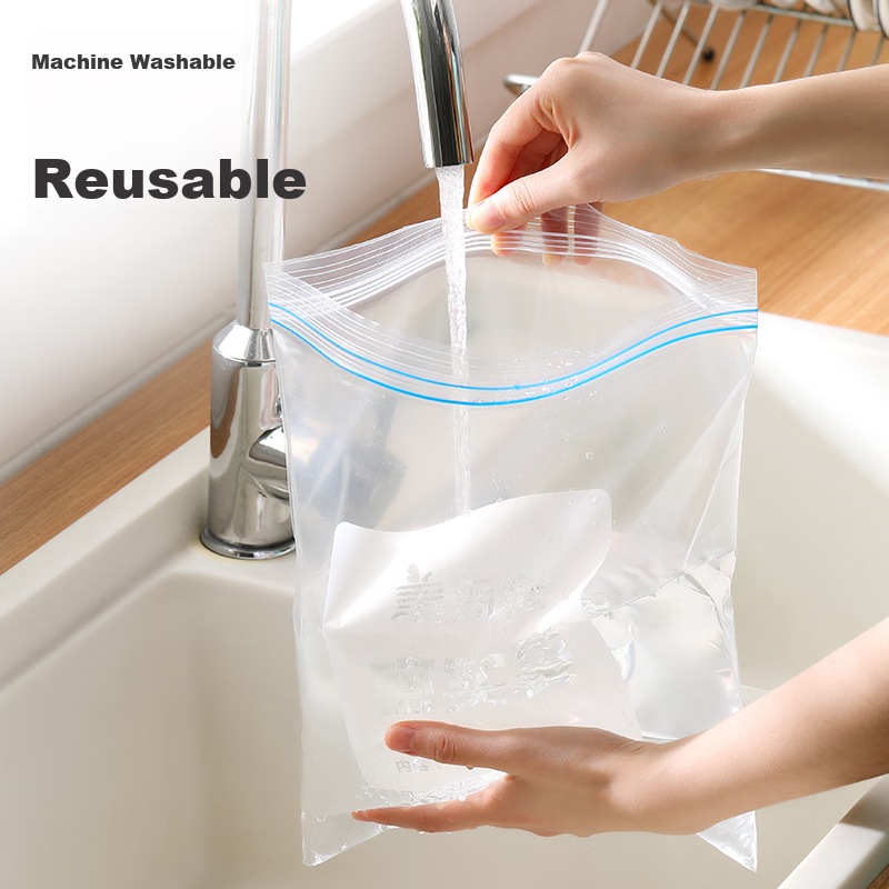 Meili Ya Food Storage Bags, Large And Medium Size Combination, 40 Pieces, Thicke...