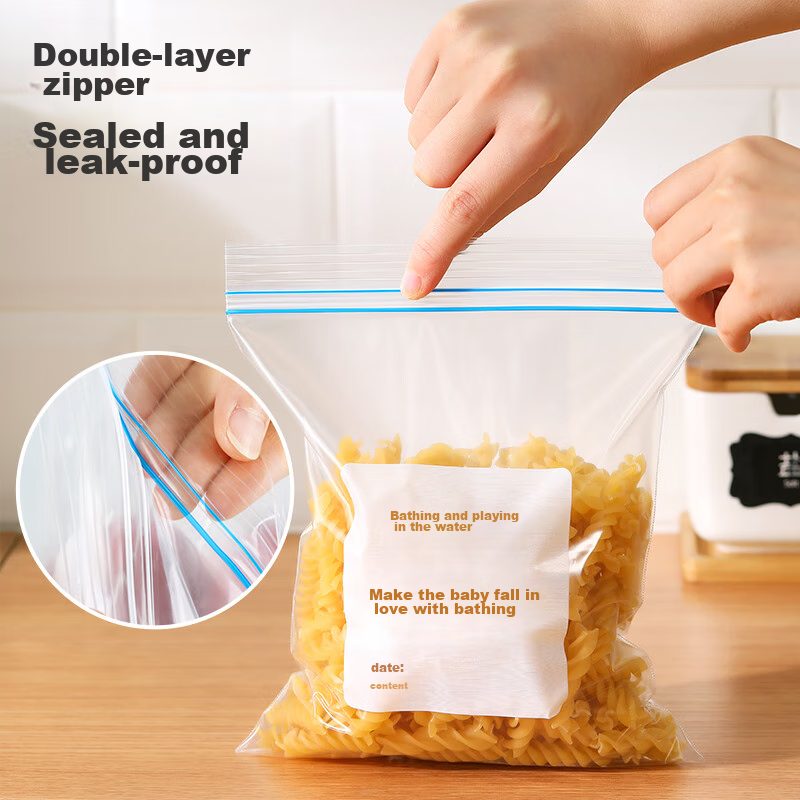 Meili Ya Food Storage Bags, Large And Medium Size Combination, 40 Pieces, Thicke...