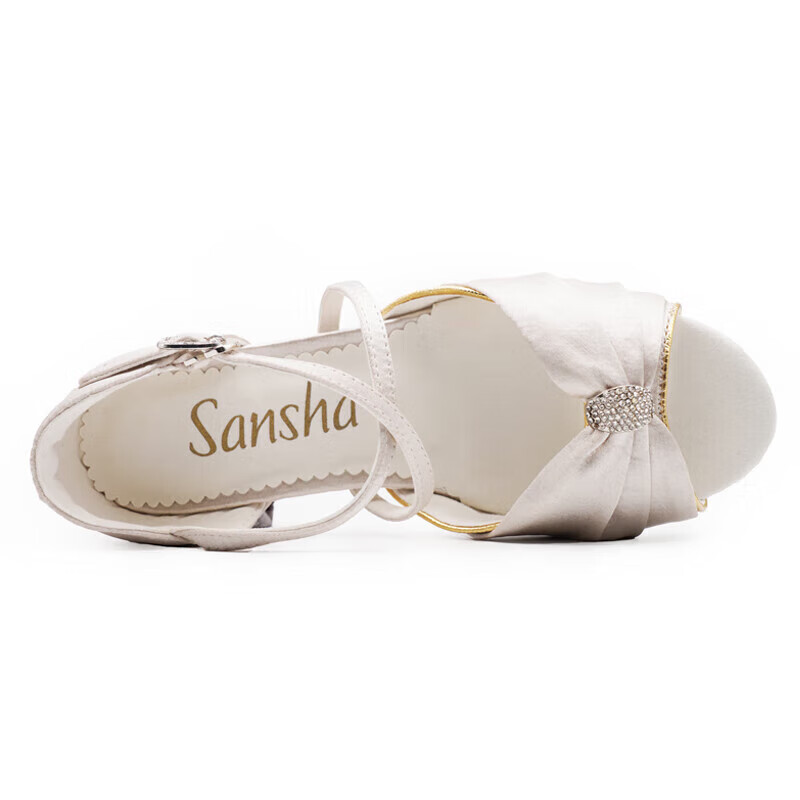 Sansha Children's Latin Dance Shoes for Girls, Soft-Soled Ballroom Dance Nationa...