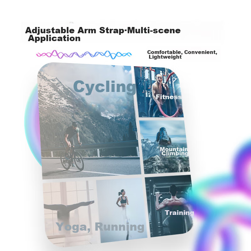 Magene H803 Heart Rate Armband, Heart Rate Monitoring, for Sports, Running, Outd...