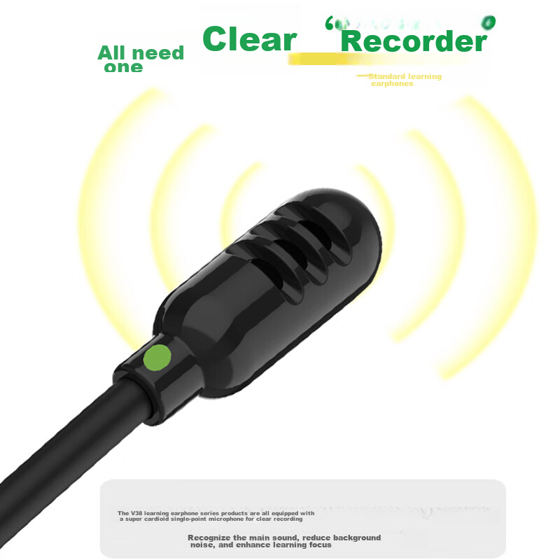 Shenglai V38 Laptop Headphones with Microphone, Wired Headphones with Dual Plugs...