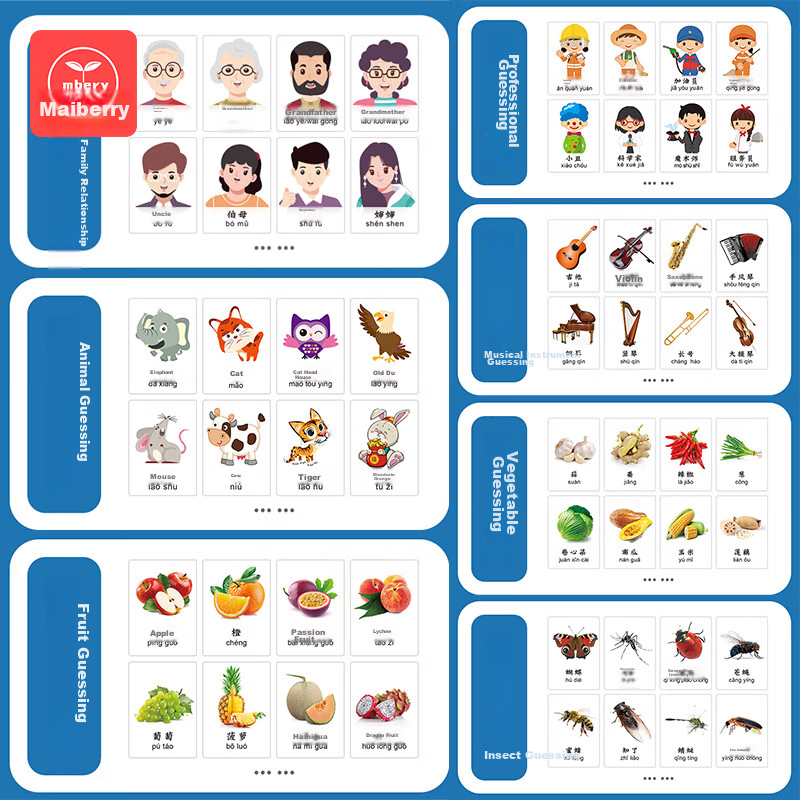 Mbery Guess Who I Am Children's Toy, Logic Reasoning Board Game, Card Game, Pare...