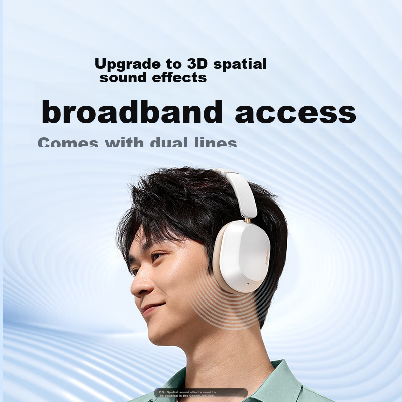 Lulian HiTune Max5c Dual Gold Standard Certified Over-Ear Bluetooth Headphones w...