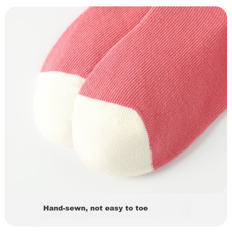 MiiOW Girls' Socks Children's Comfortable Breathable Cotton Mid-tube Socks Autum...