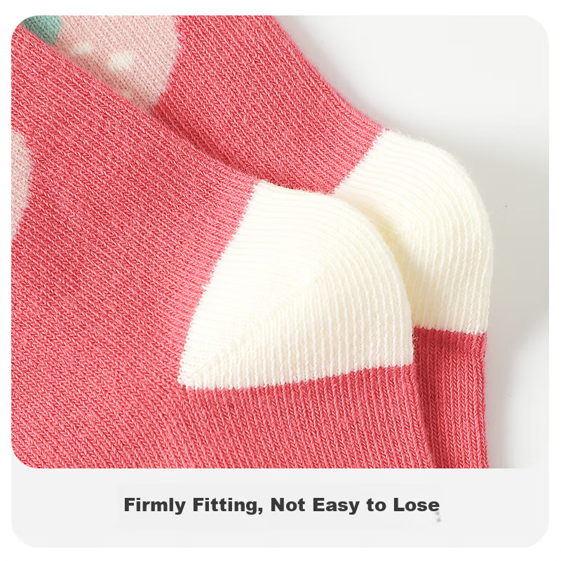 MiiOW Girls' Socks Children's Comfortable Breathable Cotton Mid-tube Socks Autum...