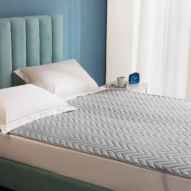 Luolai Home Textiles Mattress Pad, Antibacterial And Anti-Mite, for Single Or Do...