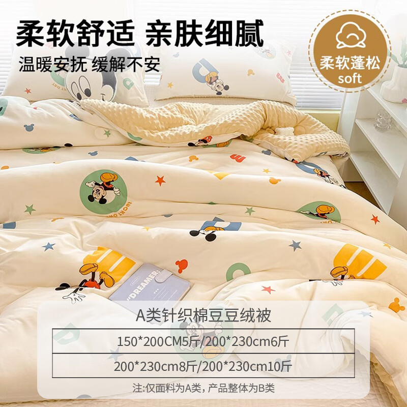 Cat Person Class A Soybean Velvet Quilt Autumn and Winter Season Soybean Quilt C...