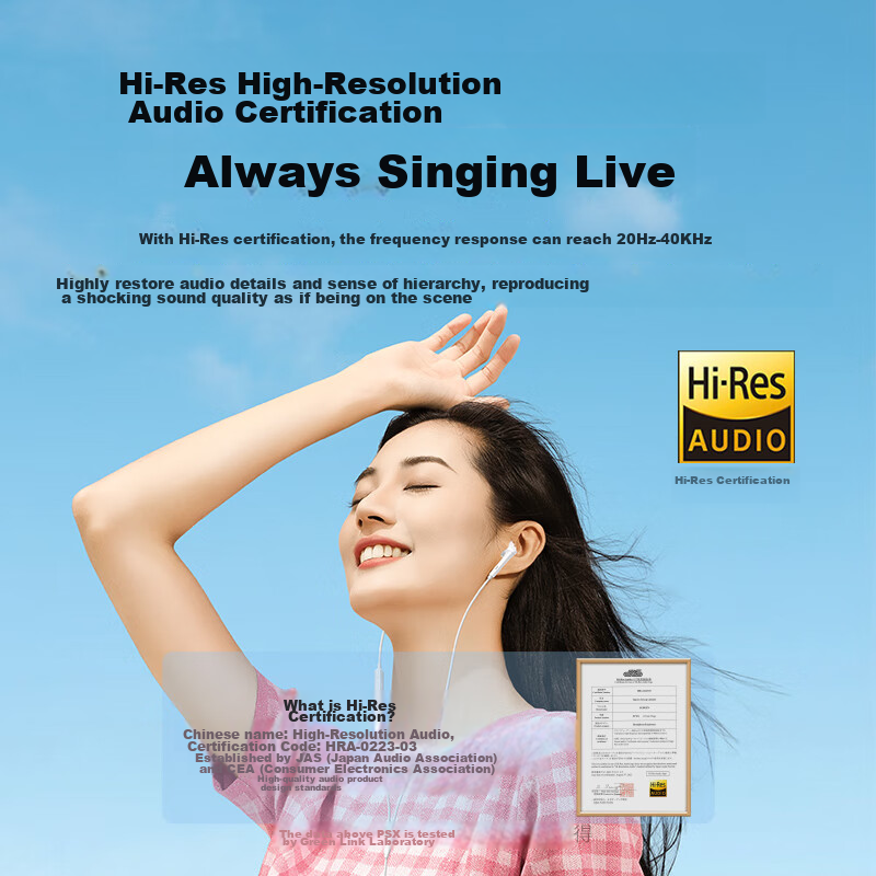 Lulian Type-C Wired Earphones, Semi-In Mobile Phone Headset, Wired Earphones for...