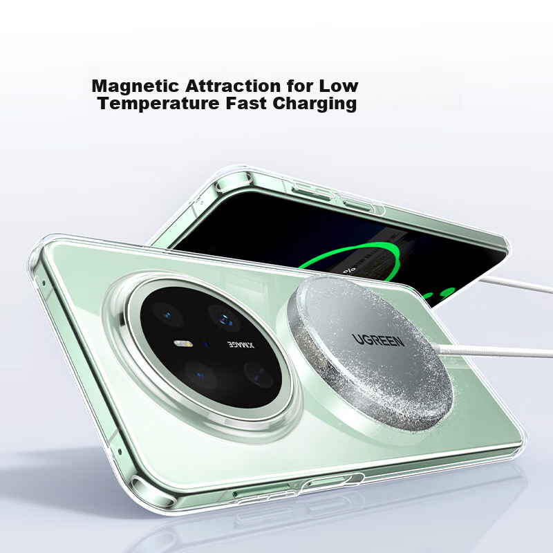 UGREEN Transparent Ultra-Thin Magnetic Adsorption Full Protection Case for Huawe...