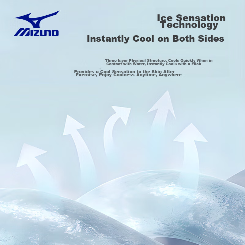 MIZUNO Cooling Quick-Dry Towel for Men and Women, Sports Fitness Running Ice-Coo...