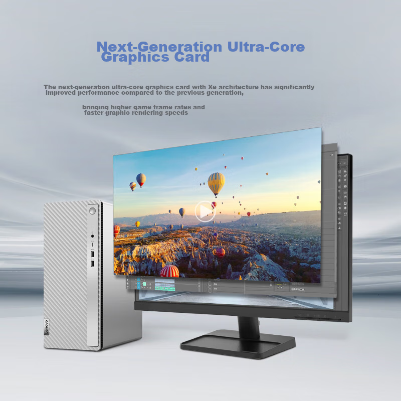 Lenovo Tianyi 510pro Business Desktop Computer Tower (14th Gen Core I5-14400, 32...