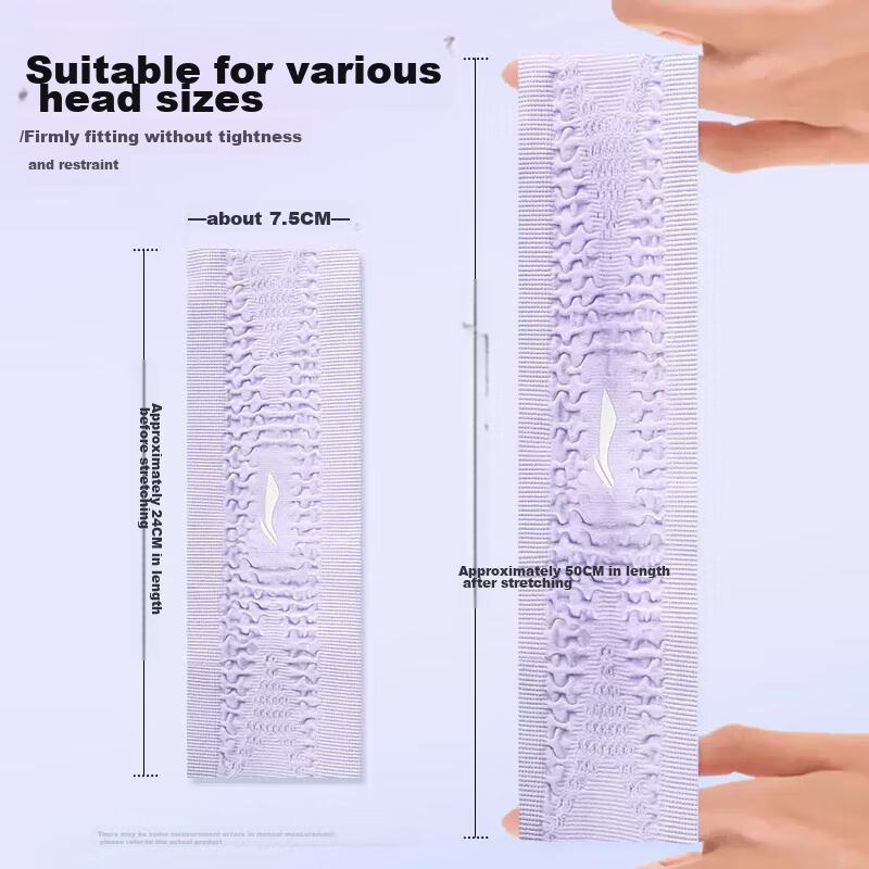 LI-NING Sports Headband for Women, Wide Sweat-Absorbing Headband, Sweat-Absorbin...