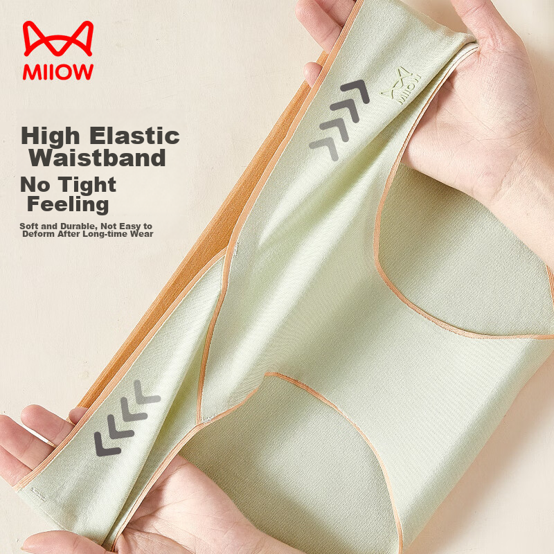 Maoren Low-Rise Fitted Maternity Underwear for Women, Pure Cotton Crotch, for Ea...