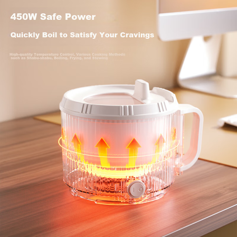 Macaiiroos Electric Cooking Pot, Electric Hot Pot, Small Electric Pot, Dorm Mini...