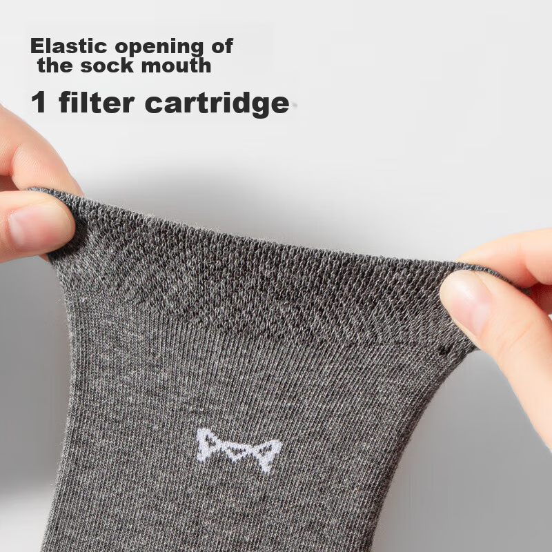 MiiOW [10 Pairs] Men's Socks, Xinjiang Cotton, Business Socks, Casual, Antibacte...