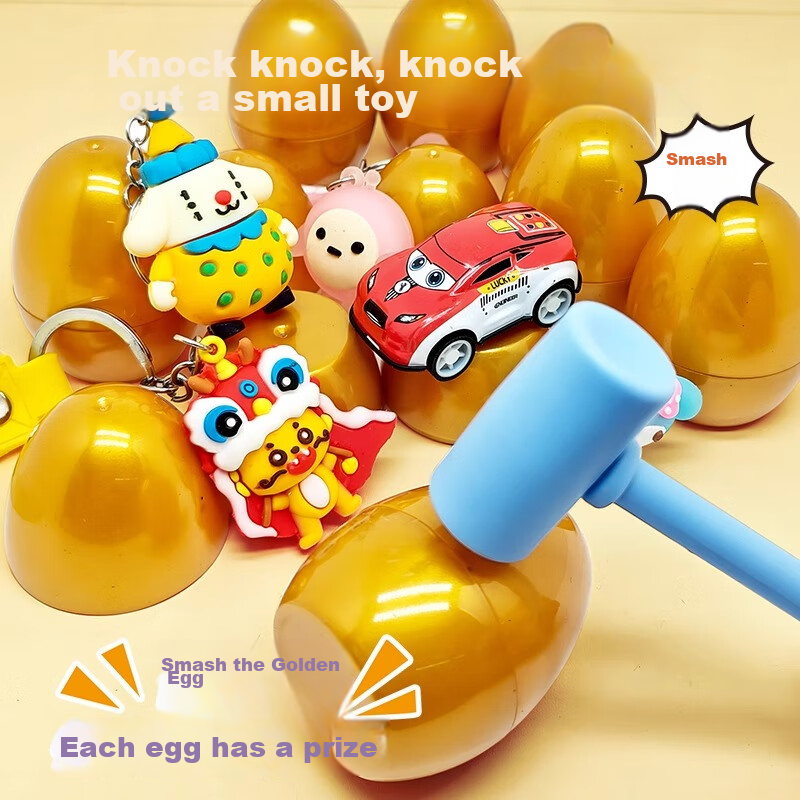 Lezhe Children's Golden Egg Smash Toy, Kuromi Blind Box, Hole-Punching Game, Pri...