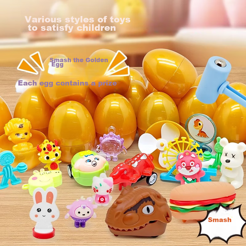 Lezhe Children's Golden Egg Smash Toy, Kuromi Blind Box, Hole-Punching Game, Pri...