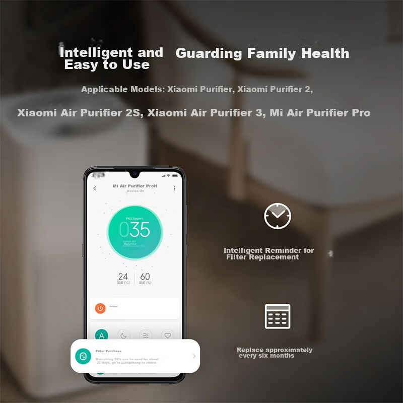 Mijia Xiaomi Air Purifier Filter Cartridge, Standard Version, for Home Formaldeh...