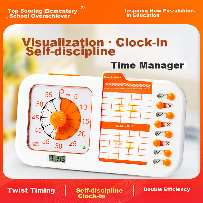 Perfect Score Elementary School Overachiever Orange Time Management Tool, Self-D...