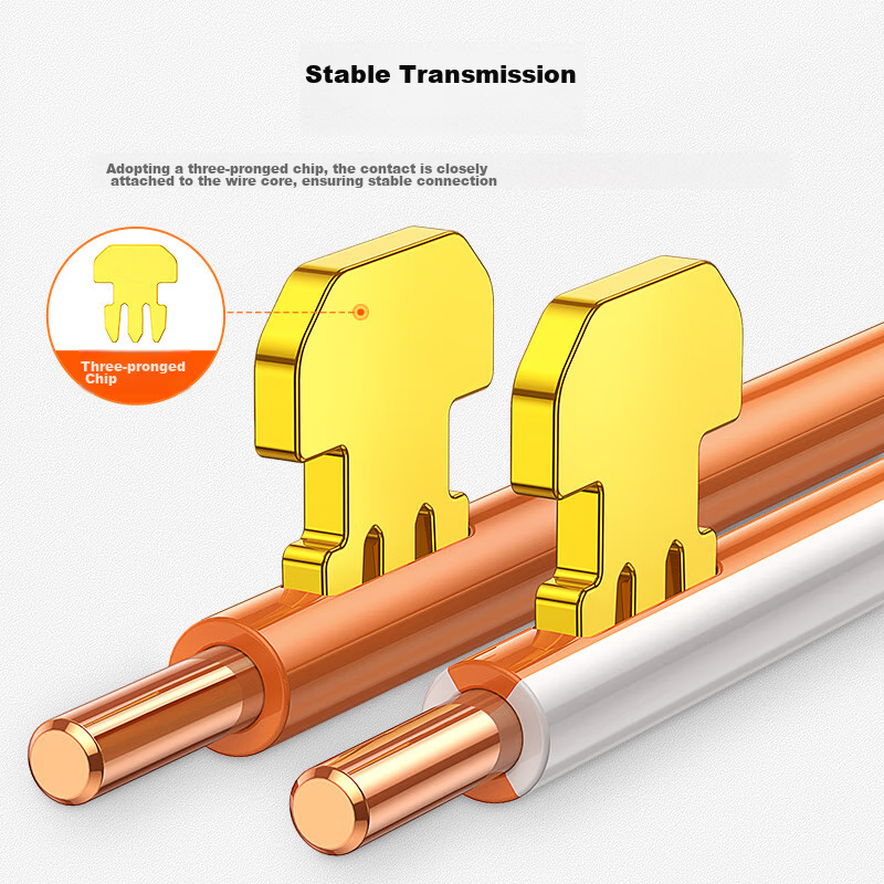 Lulian CAT6 Ethernet Cable Connectors, Gigabit Network Plugs, Gold-Plated Profes...