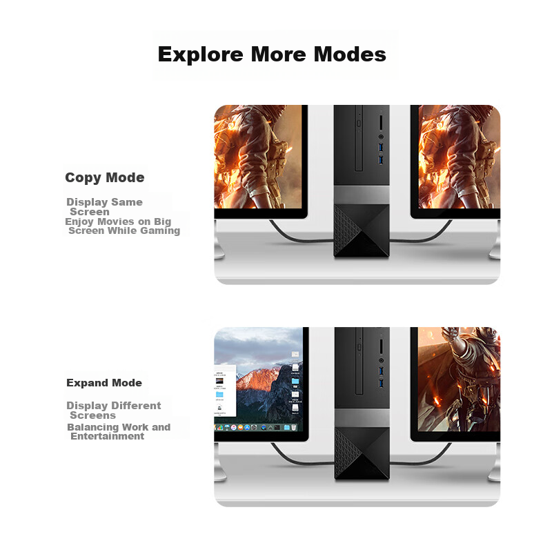 Lulian DVI Cable, DVI 24+1 Converter Cable, DVI-D Male to Male Dual-Channel Digi...