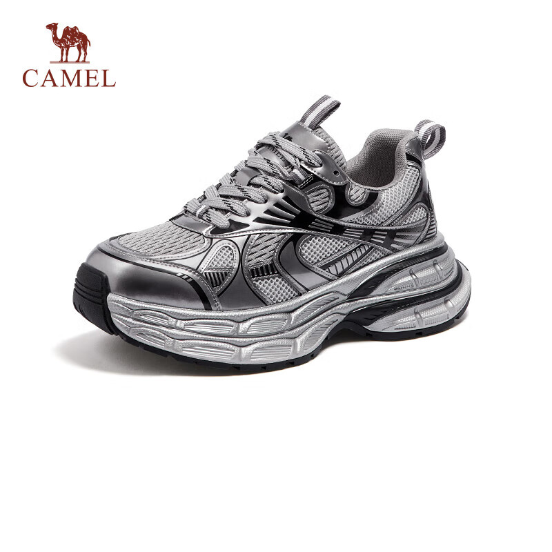 CAMEL Dad Shoes for Men, Silver Moon Comfortable Thick-Soled Heightening Casual...