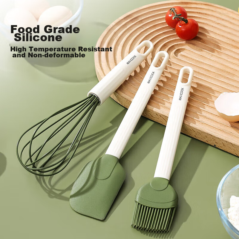 Maxcook Oil Brush Scraper, Filter Measuring Cup, Egg Beater, Brush, Spatula, Coo...