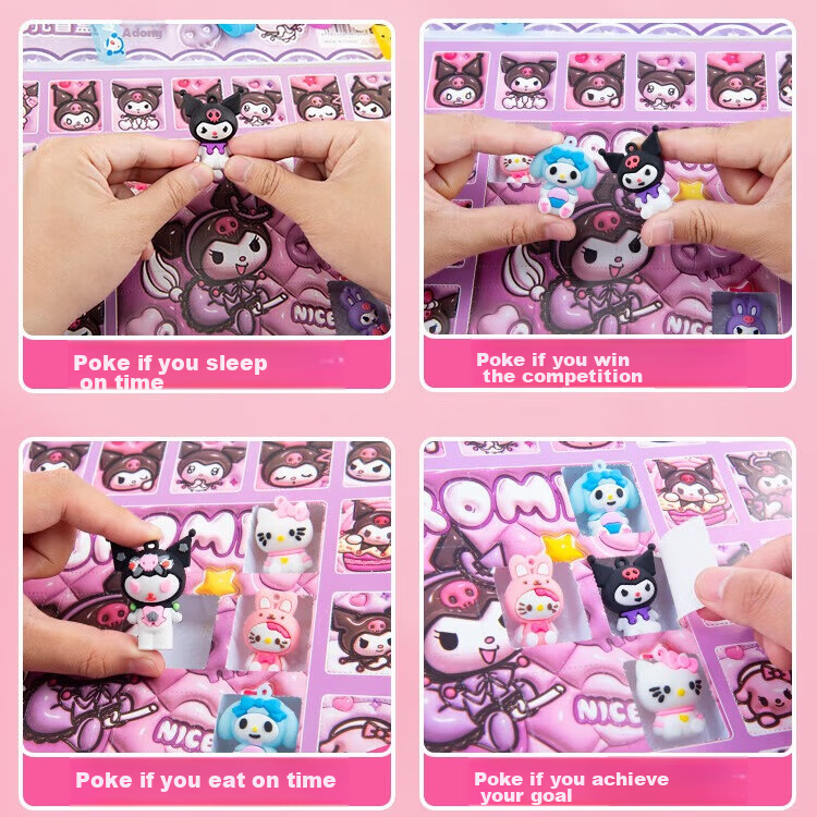 Lezhe Kuluomi Egg Party 80-Hole Blind Box Toy for Boys And Girls Aged 3-6 Poke A...