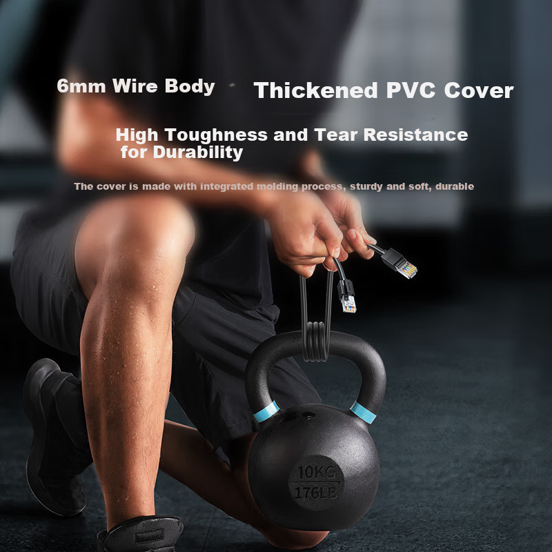 UGREEN CAT6 Shielded Ethernet Cable, Gigabit Network Connection Cable, 8-Core Tw...