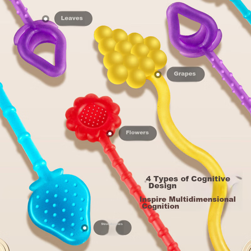 Martin Brother Baby Toy Pull-Out Game, 0-1 Year Old Infant Bottle Teether, Chewa...