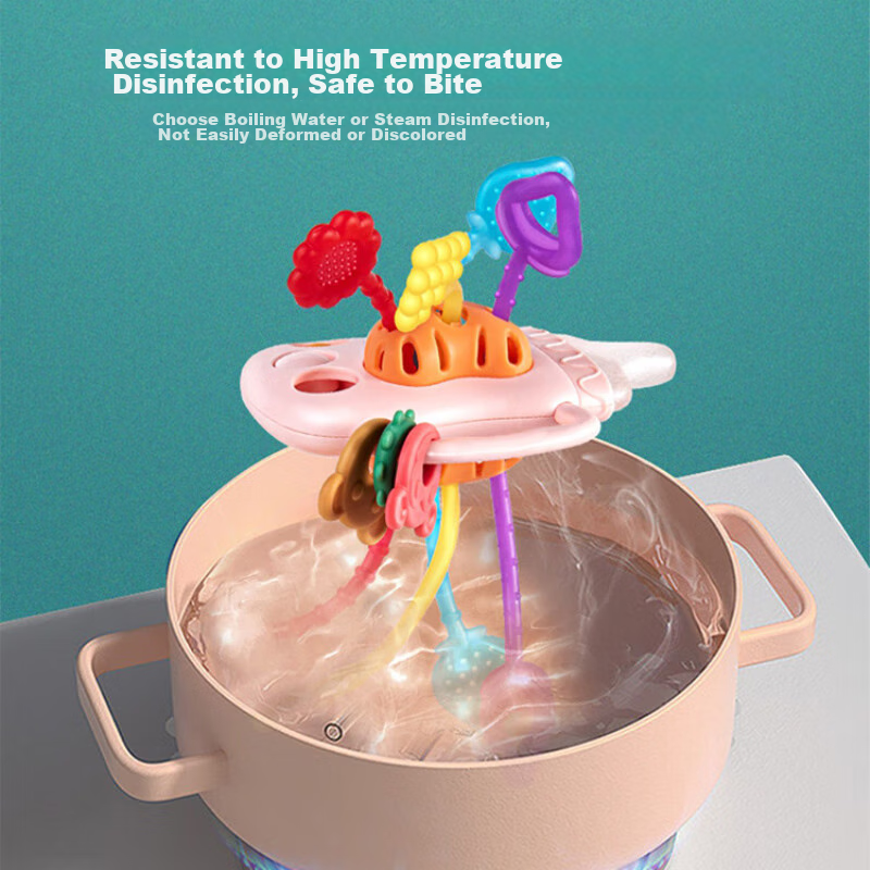 Martin Brother Baby Toy Pull-Out Game, 0-1 Year Old Infant Bottle Teether, Chewa...