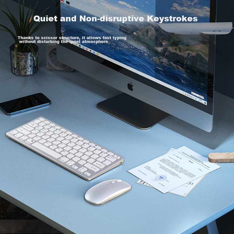 Stiger Wireless Mouse And Keyboard Combo for Mac, Office Laptop Wireless Bluetoo...